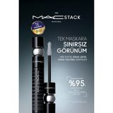 M·A·C Stack Siyah Maskara Büyük Boy Hacim Veren Suya ve Tere Dayanıklı Uzun Kıvrık Etki