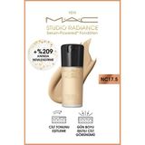 MAC Studio Radiance Serum-Powered Fondöten NC17.5 30 ml Pürüzsüz Bitiriş ile Işıltılı Cilt Görünümü - Kahverengi