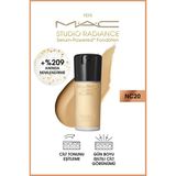 Mac Studio Radiance Serum-powered™ Işıltılı Bitişli Cilt Bakımı Etkili Fondöten - Nc20 - 30ml - Studio Radiance Serum-Powered™ Fondöten-NC20-30ml-773602656691