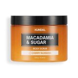 Macadamia Özlü Vücut Peelingi Kundal Macadamia & Sugar Body Scrub 550g (Cherry Blossom)