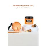 Macadamia Özlü Vücut Peelingi Kundal Macadamia & Sugar Body Scrub 550g (Pink Grapefruit)