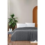Macar Çift Kişilik Pike Pamuklu Yatak Örtüsü 220X230 Antrasit - 1 x 32 x 27 cm