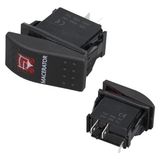 Macaratör Sembollü Işıklı 3 Pinli On-Off 12-24V Marin Switch