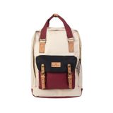Macaroon Large Reborn III Serisi Krem X Bordo Unisex Sırt Çantası