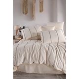 Macas Home Apollo %100 Pamuklu Yıkamalı İpliği Boya Vintage Tek Kişilik Nevresim Takımı 160*220 Aplltkt Sarı