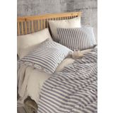Macas Home Bluesky %100 Pamuklu Ipliği Boyalı Yıkamalı Battal Boy Nevresim Takımı 240*220