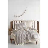 Macas Home Bluesky Bebe 100 Pamuk Firfirli Ipligi Boyali Nevresim Takimi 100X150