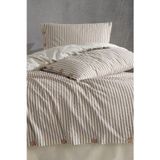 Macas Home Chance 100 Pamuk İpligi Boyali Yikamali Cift Kisilik Nevresim Takimi Krem 200X220