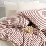 Macas Home Chance Cherry Pamuklu Ipliği Boyalı Yıkamalı Battal Boy Nevresim Takımı 240*220 - Renkli - 240 x 220 cm