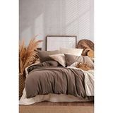 Macas Home Demeter %100 Pamuklu Yıkamalı Tek Kişilik Nevresim Takımı 160*220 Dmtrtkt kahverengi
