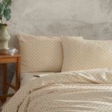 Macas Home Freya Orange %100 Pamuklu Yıkamalı Vintage Tek Kişilik Nevresim Takımı 160*220 Fryotkt - 160 x 220 cm - Bej - Turuncu