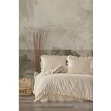 Macas Home Grace %100 Pamuklu Fırfırlı Yıkamalı Çift Kişilik Nevresim Takımı 200*220