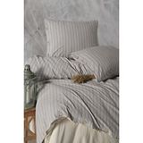 Macas Home Helios %100 Pamuklu Ipliği Boyalı Yıkamalı Battal Boy Nevresim Takımı 240*220 Gri