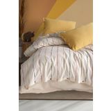 Macas Home Iris %100 Pamuklu Yıkamalı İpliği Boya Vintage Tek Kişilik Nevresim Takımı 160*220 IRSTKT