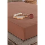 Macas Home Mocca Mousse %100 Pamuklu Yıkamalı Tek Kişilik Lastikli Çarşaf 100*200