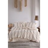 Macas Home Odin %100 Pamuklu Yıkamalı Ipliği Boya Vintage Çift Kişilik Nevresim Takımı 200*220 kırmızı