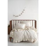 Macas Home Pure Natural Bebe 100 Pamuk Firfirli Yikamali Nevresim Takimi 100X150