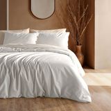 Macas Home Soft Cotton Daisy %100 Pamuklu Çift Kişilik Nevresim Takımı D1 - Beyaz