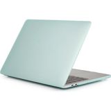 Macbook Air 13.6 Inç 2025 A3240 M4 Işlemci Uyumlu Koruma Kılıfı Mat Doku Hardcase Kapak - Su Yeşili
