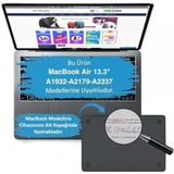 Macbook Air 13 İnç Kılıf A2337 M1 A2179 A1932 Uyumlu Hard Case Sert Kapak Suluboya Desenli Uv Baskılı Koruyucu Kılıf İnce Hafif Laptop Kılı