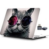 MacBook Air 13 Inç Kılıf A2337 M1 A2179 A1932 Uyumlu Mat Sert Kapak Uv Baskılı Kedi Desenli Koruyucu Hard Case Çizilme Önleyici Laptop Kılıfı Çok Renkli