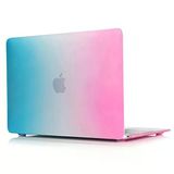 Macbook Air 13 İnç Rainbow Kılıf Mat Tpu Sert Kapak İnce Hafif Darbe Koruma A1369 A1466