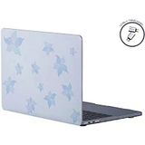 Macbook Air 13 İnç Uyumlu Desenli Mat Sert Kapak Kılıf | A1932 A2179 A2337 M1 | Ultra İnce Pc Hard Shell, Çizilme Ve Darbe Koruma Mavi