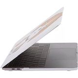 Macbook Air 13 Kılıf A1369 A1466 Uyumlu Köpek Desenli Tpu İnce Hafif Darbe Emici Lazer Uv Baskılı Sert Koruyucu Kapak Kahverengi