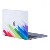 Macbook Air 13 Kılıf İnce Sert Kapak Renkli Desen Darbe Çizilme Koruma – A1369 A1466 Uyumlu