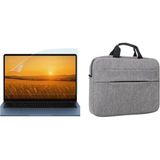 Macbook air 13" (M2) Gri Unisex Omuz Askılı Laptop Çantası ve Ekran Koruyucu