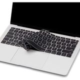 MacBook Air 13 Türkçe Q Klavye Koruyucu Us Amerikan Enter | A1932 A2179 A2337 M1 Uyumlu | Ingilizce Klavyeyi Türkçeye Çeviren Ince Silikon Keyboard Cover Siyah - Altın