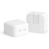 Macbook Air 13,6 Ve 15,3 İnç M1-M4 Uyumlu Silikon Şarj Aleti Kılıfı | 35W Usb-C (Yatay Küçük Kompact) – 360° Koruma, Kaymaz Yüzey Beyaz