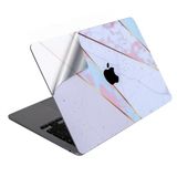 Macbook Air Kılıf Koruyucu Kaplama Laptop Sticker Touchıd A2179 İle Uyumlu Marble14