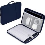 Macbook Air Pro M2, M1, Ipad, Natebook, Tablet Kılıfı, 14'' Uyumlu Taşıma Çantası - Lacivert