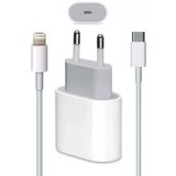 Macbook Ipad Iphone 11/12/13 - Pro Max Mini Uyumlu 20w Adaptör Kablo Usb-c Pd Hızlı Şarj Aleti