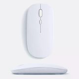 Macbook İpad Uyumlu Bluetooth Şarjlı Mouse Usb Dongle Şarj Kablosu Dahil Sessiz İnce Ve Taşınabilir Beyaz