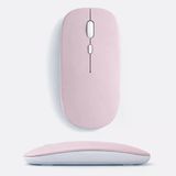 Macbook İpad Uyumlu Bluetooth Şarjlı Mouse Usb Dongle Şarj Kablosu Dahil Sessiz İnce Ve Taşınabilir Pembe