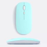 Macbook İpad Uyumlu Bluetooth Şarjlı Mouse Usb Dongle Şarj Kablosu Dahil Sessiz İnce Ve Taşınabilir Turkuaz