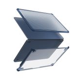 Macbook Neo 13’ A3404 ile Uyumlu Skinarma Vibron Serisi Klipsli Kurulum Özellikli Sticker Paketli Kapak (Lacivert)