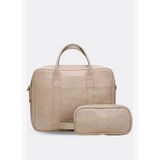 Macbook Organizer Laptop Evrak Çantası 13" & 14" Inç Crazy Bej