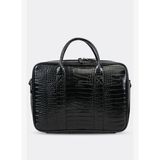Macbook Organizer Laptop Evrak Çantası 13" & 14" Inç Siyah Kroko