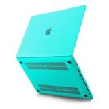 Macbook Pro 13 2020 Macbook Buzlu Kapak Yeşil Kılıf