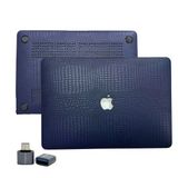 Macbook Pro 13 Kılıf Timsah Desenli Deri Dokulu Sert Hard Case İnce Hafif Koruma M1-M2 Uyumlu 13 İnç