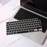 Macbook Pro 14.2 İnç M1 M2 M3 M4 M5 A2442 A2992 Uyumlu Rusça İngilizce Q Klavye Koruyucu Silikon