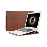 MacBook Pro 15 Inç & 16,2 Inç (M1 M2 M3 M4) Uyumlu Standlı Laptop Kılıfı – Manyetik Deri Zarf Çanta | Katlanabilir Yükseltici - 0 - 3 Yaş - 0 - Siyah