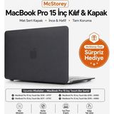 MacBook Pro 15 Mat Kılıf A1707 A1990 Uyumlu Sert Tpu Kılıf Ince Hafif Koruyucu Kapak 2016-2019 - Çok Renkli