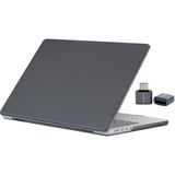 MacBook Pro 16.2 Inç Kılıf A2485 A2780 A2991 A3403 A3186 A3428 A3429 Uyumlu Karbon Fiber Görünümlü Sert Kapak Ince Hafif Koruyucu Hard Case Siyah