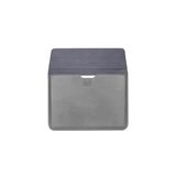 Macbook Pro Air 13 M1-M2 2020/2022 A2179-A2337-A2338-A2251-A2159-A1989-A1708 Deri Mıknatıslı Çanta Koyu Gri