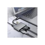 Macbook Pro Air İpad Pro Air Iphone 15 16 Type C Hdmi Vga Usb 3.0 4 İn 1 Çevirici Dönüştürücü Adaptör