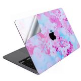 Macbook Pro Kılıf 13 İnç M1 Yapıştırma Sticker Koruyucu Kaplama Laptop A2338 İle Uyumlu Flower03